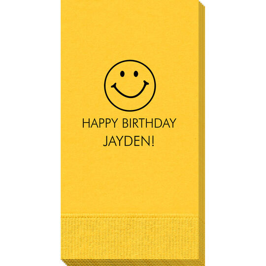 Smiley Face Guest Towels